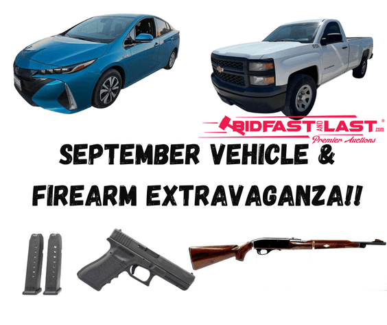 Image for September Vehicle & Firearm Extravaganza!!