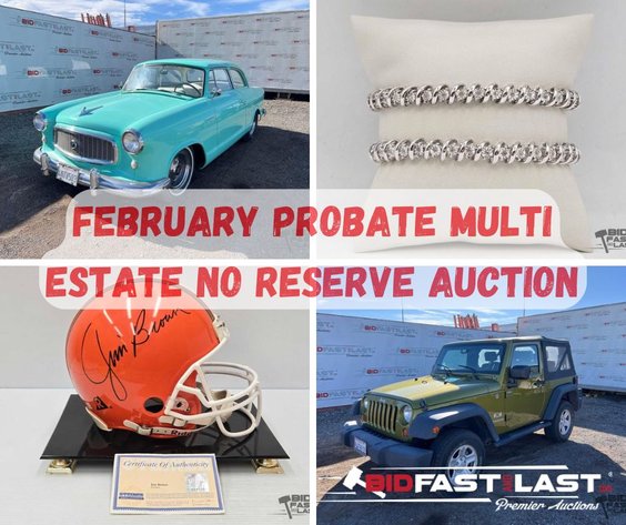 Image for February Probate Multi Estate NO RESERVE Auction