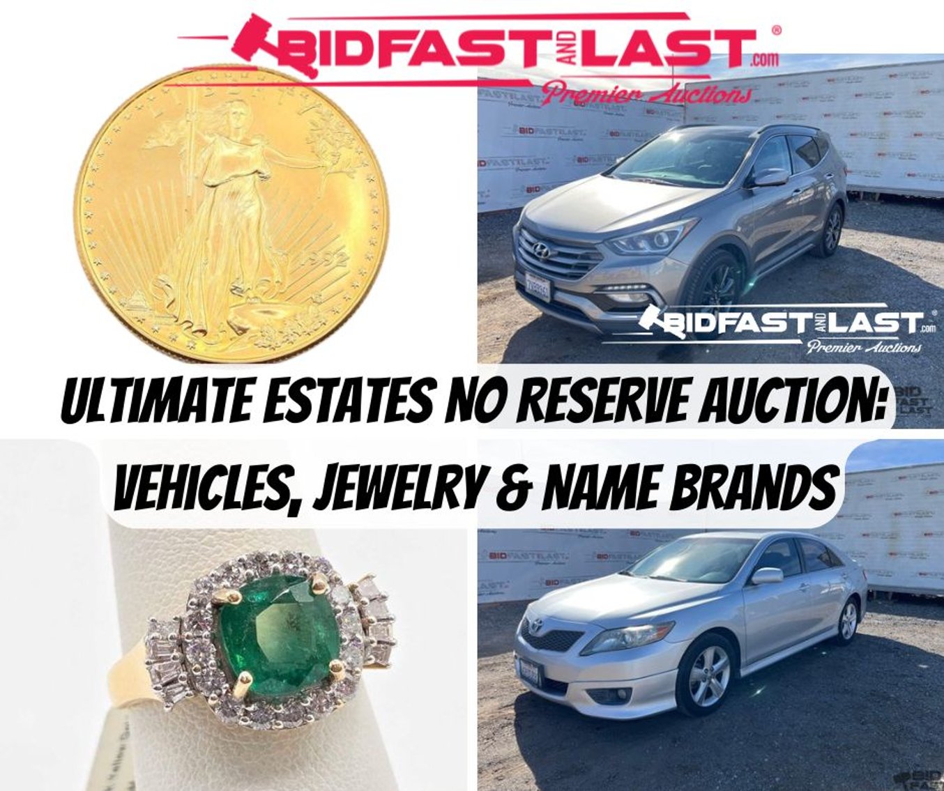 Image for Ultimate Estates No Reserve Auction: Vehicles, Jewelry & Name Brands - February 2025
