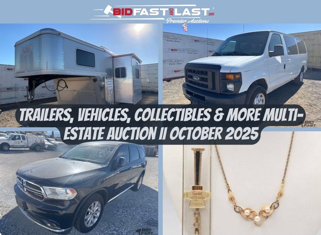 Image for Trailers, Vehicles, Collectibles & More Multi-Estate Auction II October 2025
