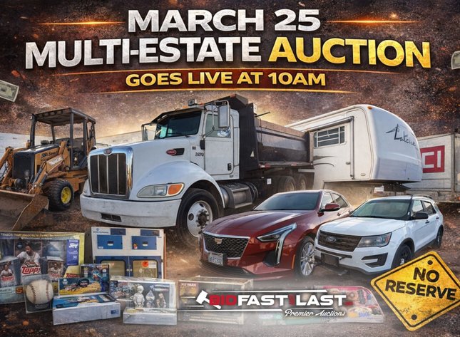 Image for March Multi Estate - Heavy Equipment and Vehicles Auction