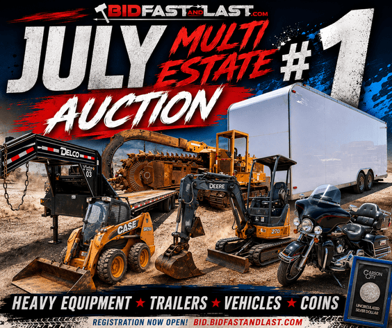 Image for July #1 Multi Estate Auction 2026