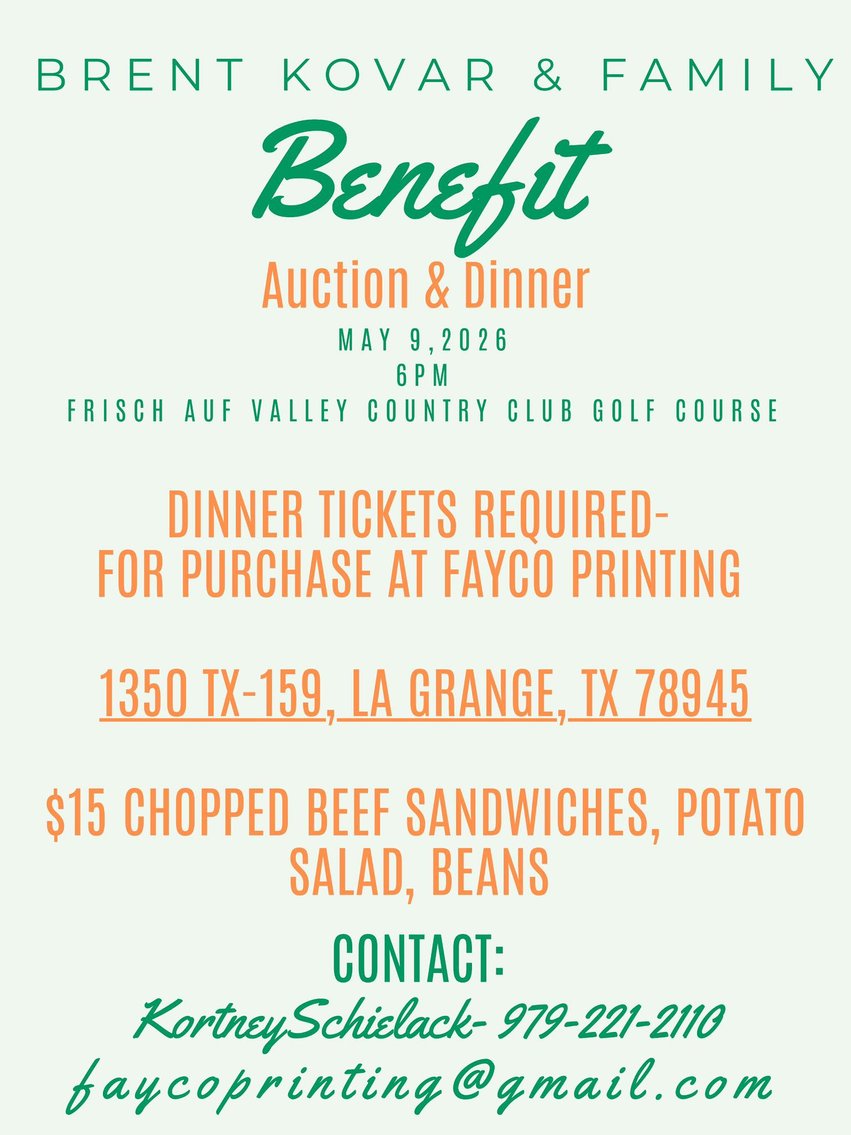 Image for Brent Kovar and Family Benefit Auction and Dinner