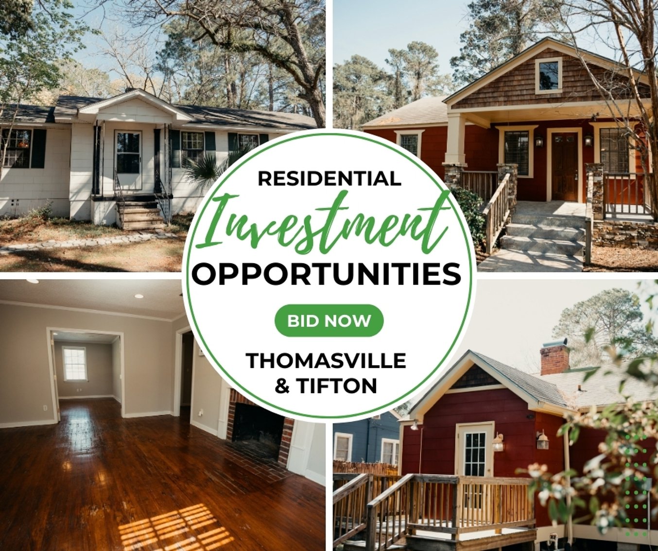 Image for Residential Investment Opportunities - Tifton and Thomasville