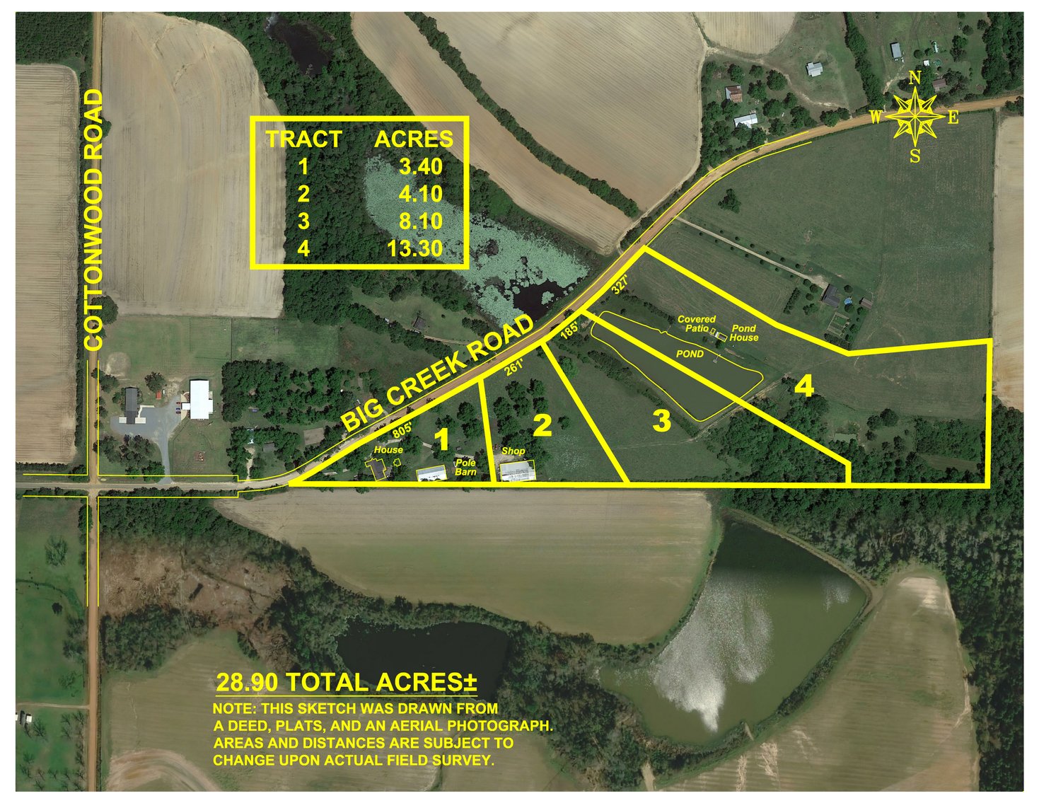 Image for Southern Mitchell County Home on 28.90+/- Acres