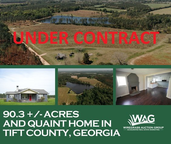 Image for *UNDER CONTRACT * 90.3 +/- Acres and Quaint Home in Tift County