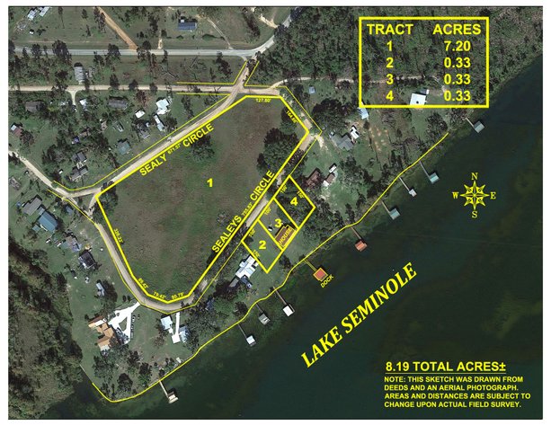 Image for Serene Lakefront Oasis! 8.2+/- Total Acres and Lake House on Lake Seminole