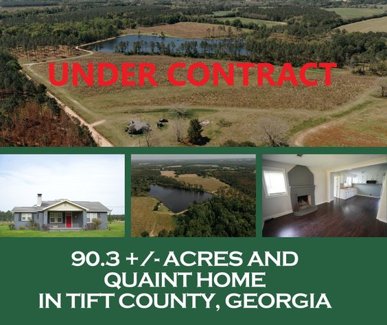 Image for *UNDER CONTRACT* 90.3 +/- Acres and Quaint Home in Tift County