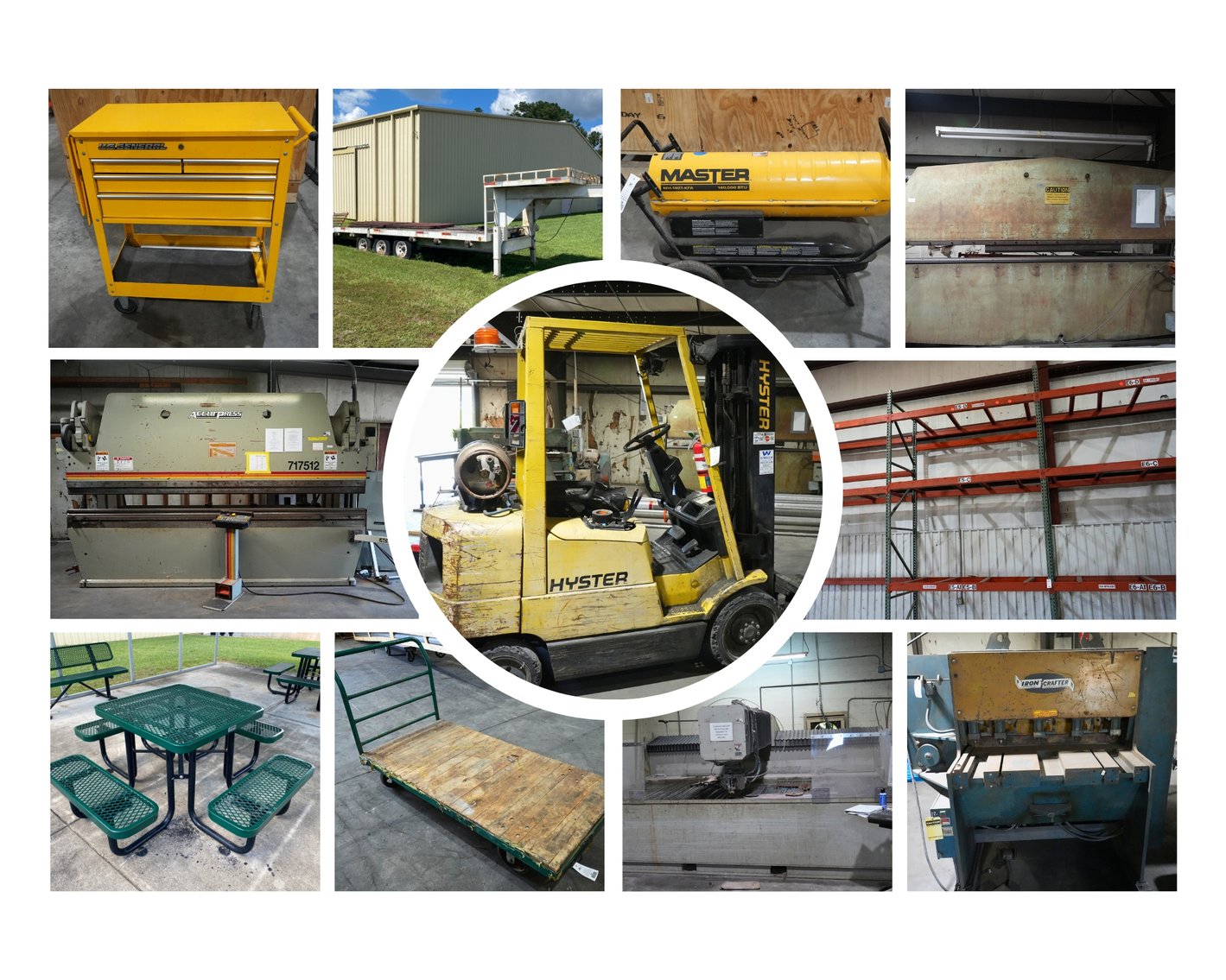 Image for Liquidation of W.D. Laramore Manufacturing: Machinery, Rolling Equipment, Pallet Racking, Tools, and More!