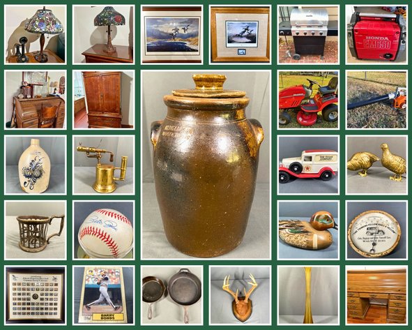 Image for The Estate of Buster Lanter. Antiques, Military Memorabilia, Hunting Gear, Furniture and More!