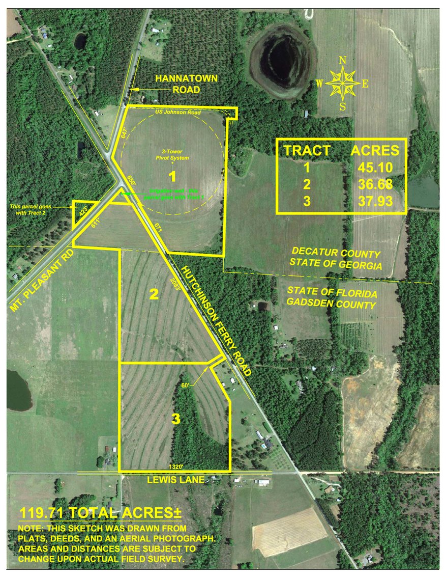 Image for *UNDER CONTRACT * 119± Acres of Irrigated Cropland in Gadsden and Decatur Counties