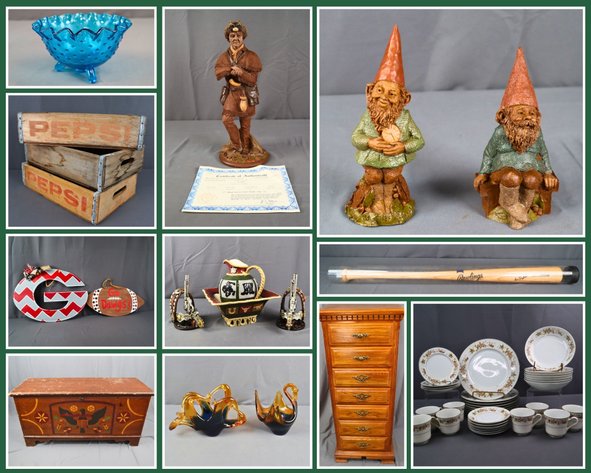 Image for May 2025 Gallery Auction Featuring Tom Clark Creations, Furniture, Art, Collectibles & More!