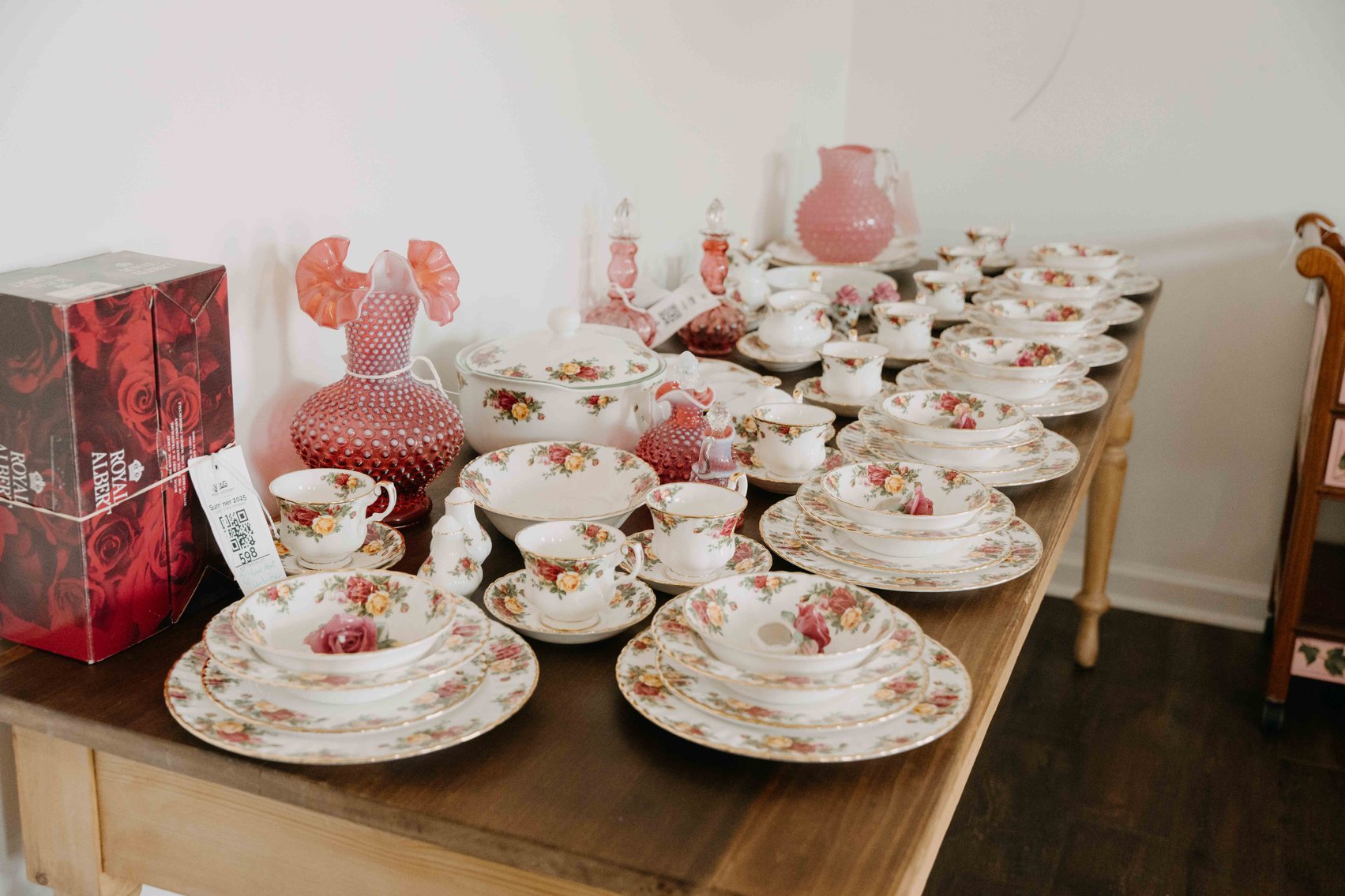 Image for Summer Curated Fine Antiques, Fine Jewelry, Fenton, Silver Flatware, Original Artwork, Antique Furniture and More