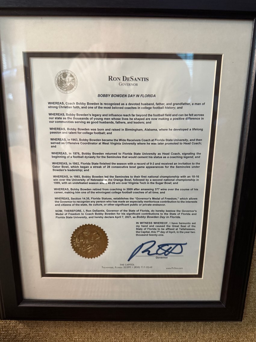 Image for The Bowden Legacy Auction Honoring a Legacy of Faith, Family, and Football Day 1