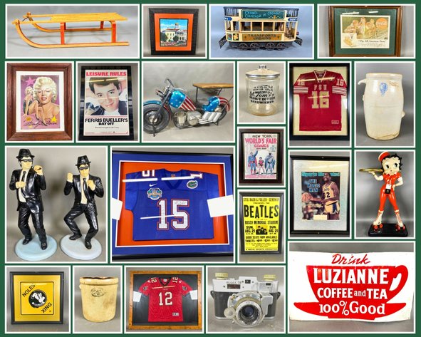 Image for February 2026 Collectors’ Auction Featuring Unique Antique Finds, Art, Sports Memorabilia and More!