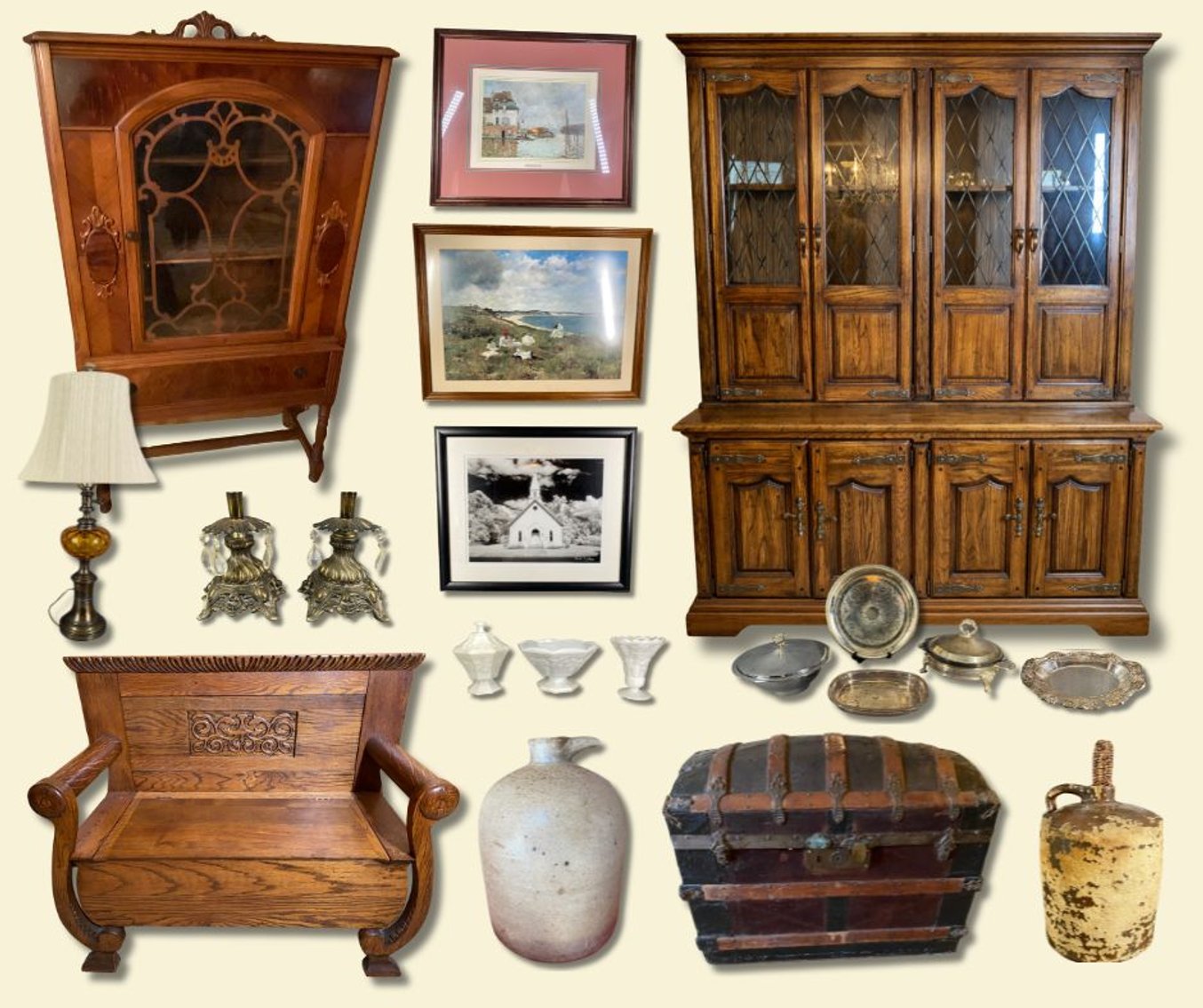 Image for The Estate of Aaron and Alene Lovett Featuring Antique Treasures, Original Art, Furniture and More!