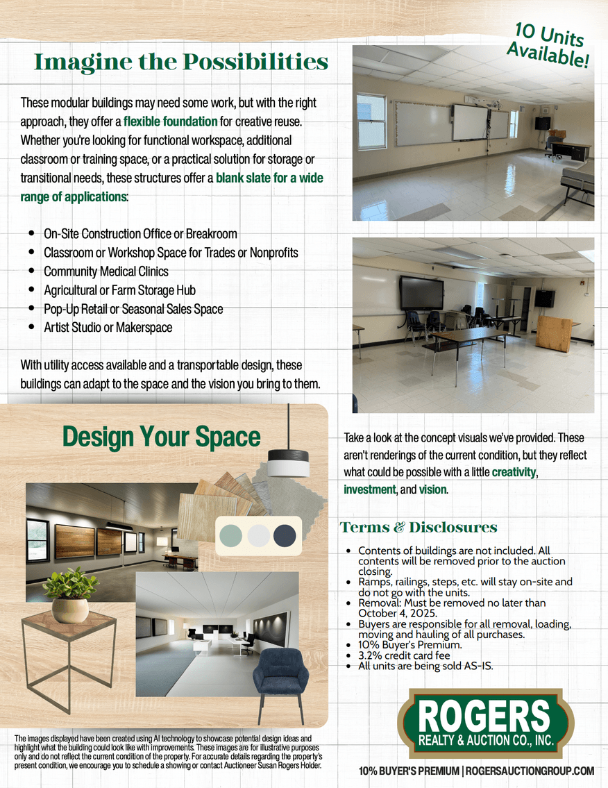 Image for Charlotte-Mecklenburg Schools Modular Units - Online Auction