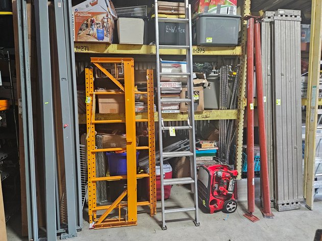 Image for Seized Storage Unit: Tools, Material Handling, Much More