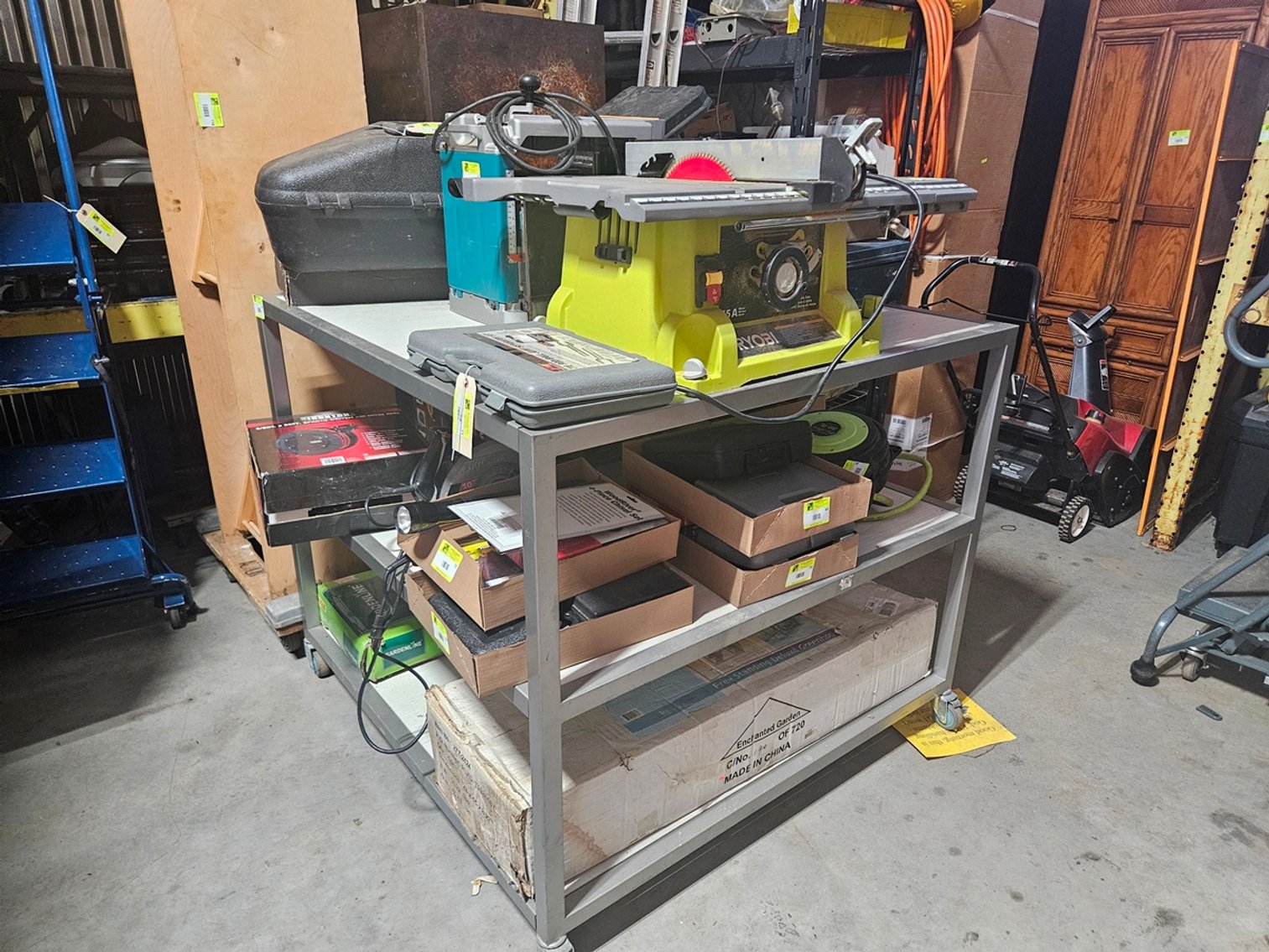 Image for Seized Storage Unit: Tools, Material Handling, Much More