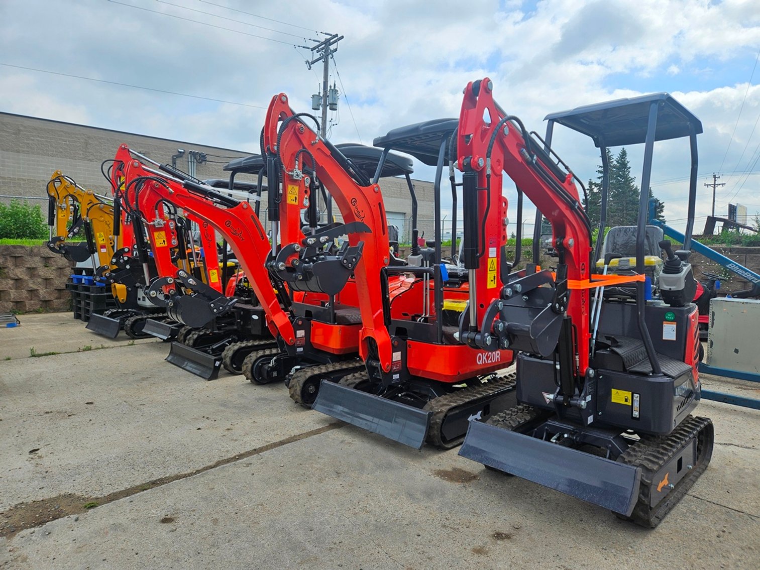 Image for Mini Excavators, Skid Attachments & 40' Container