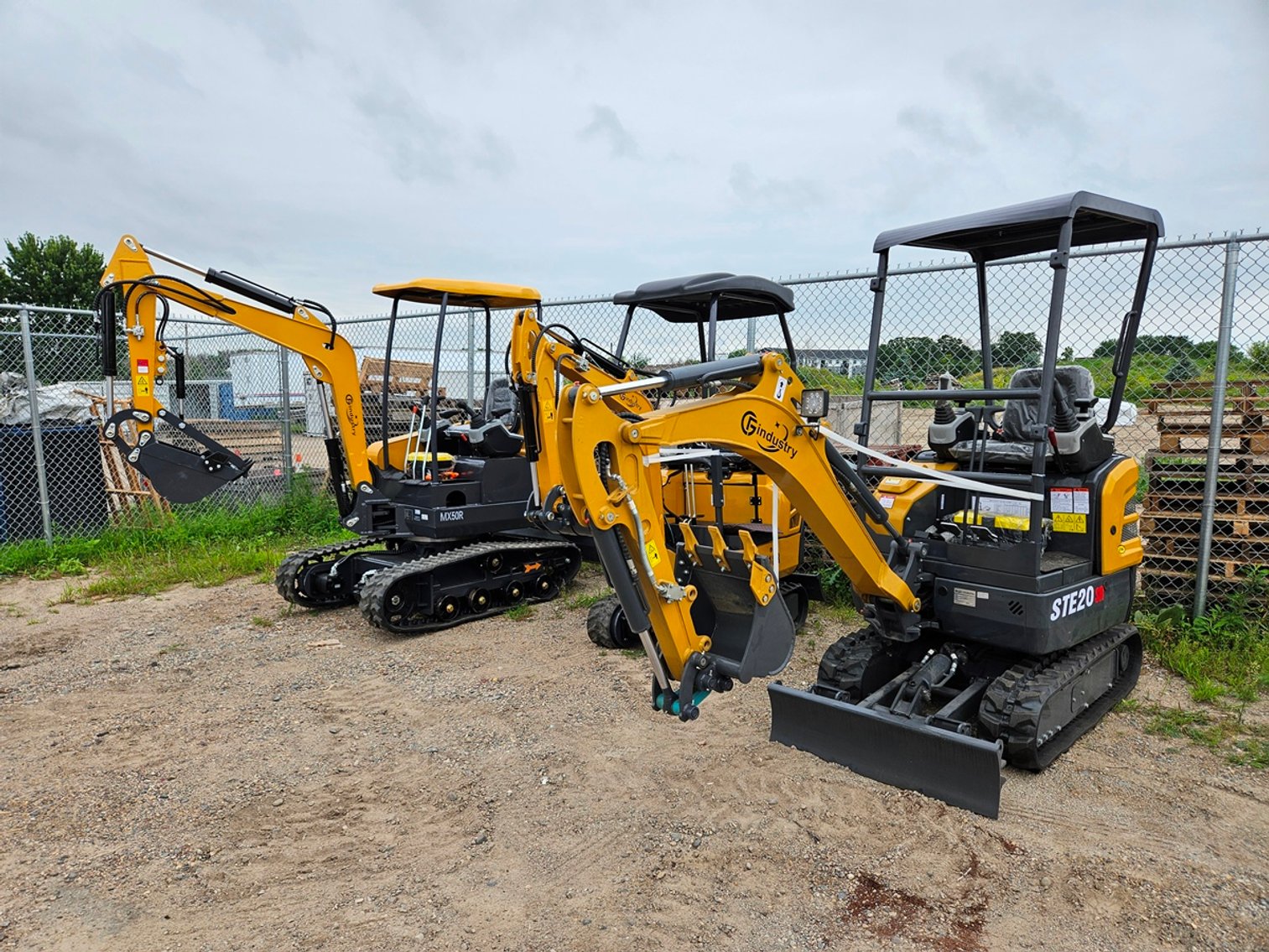 Image for Mini Excavators, Attachments & 40' Container