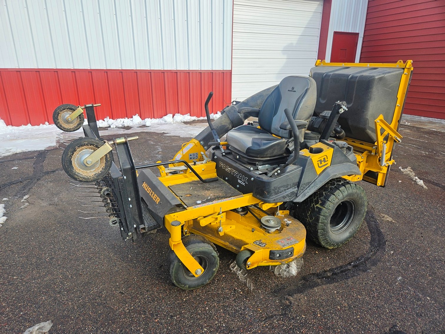 Image for 2024 Chevy Silverado with Plow, 2023 Trailer and Hustler Mower