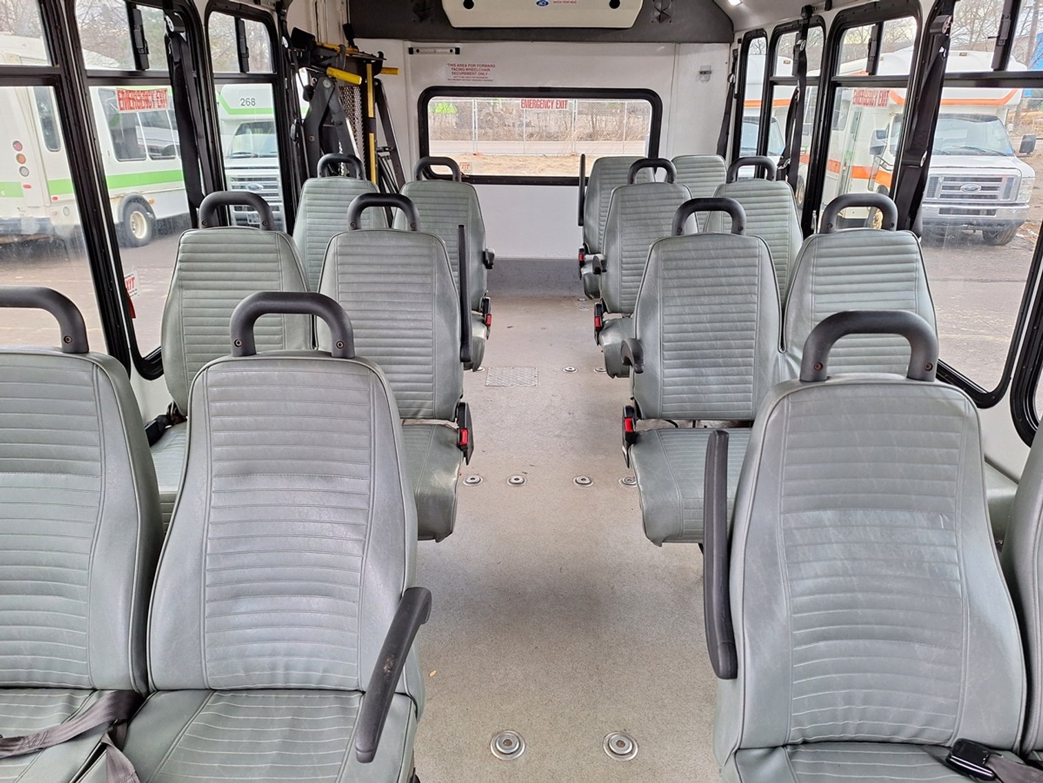 Image for 3 Ford E-450 Transit Buses