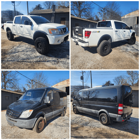 Image for Mercedes Sprinter and Nissan Titan