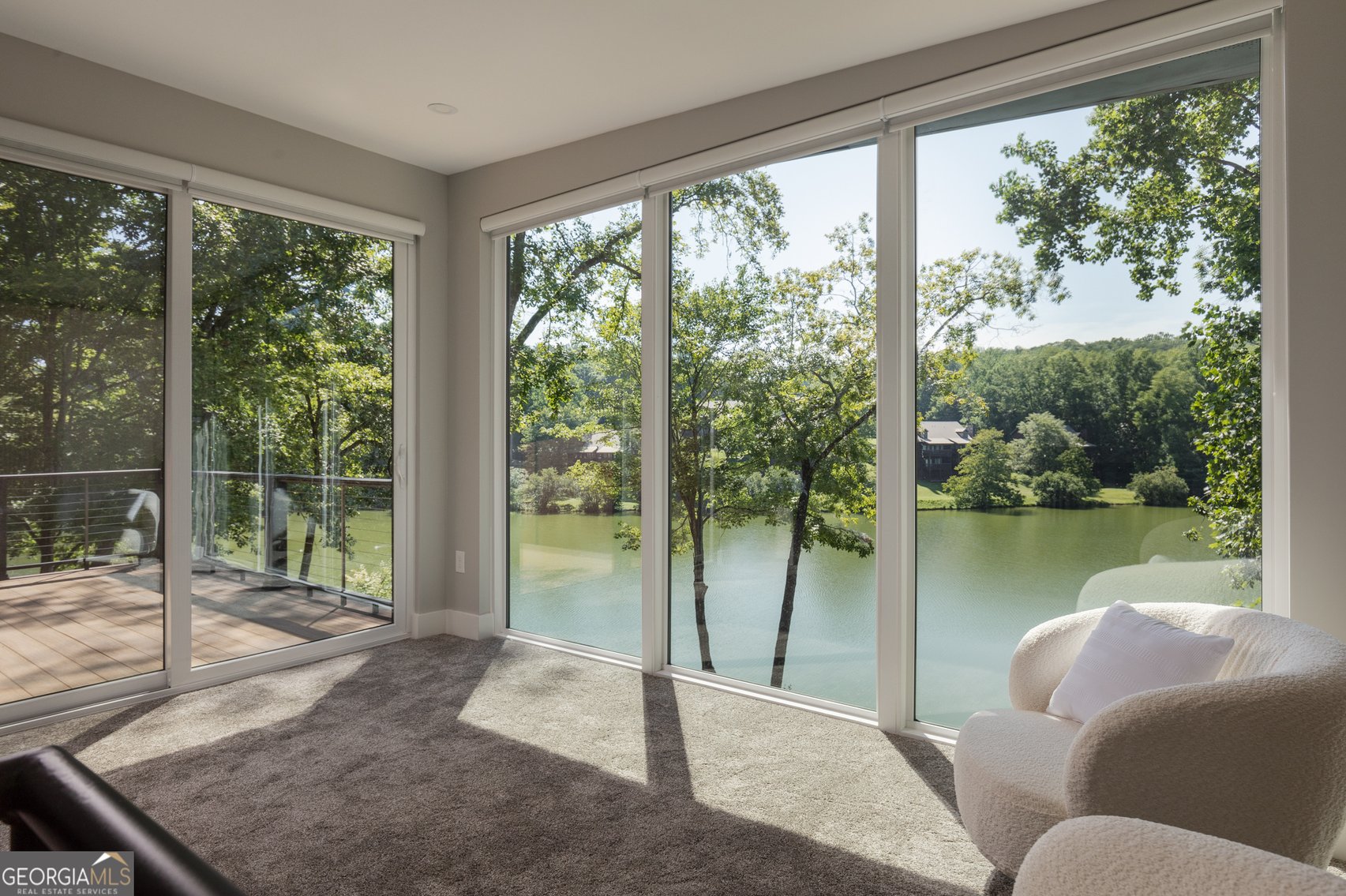 Image for Recently Constructed Waterfront Cabin in Gated North Georgia Resort
