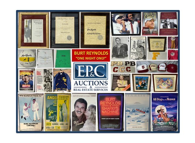 Image for Join us for an extraordinary event celebrating the legendary life of Burt Reynolds!  Live and Online Auction at The Lyric Theatre in Stuart!