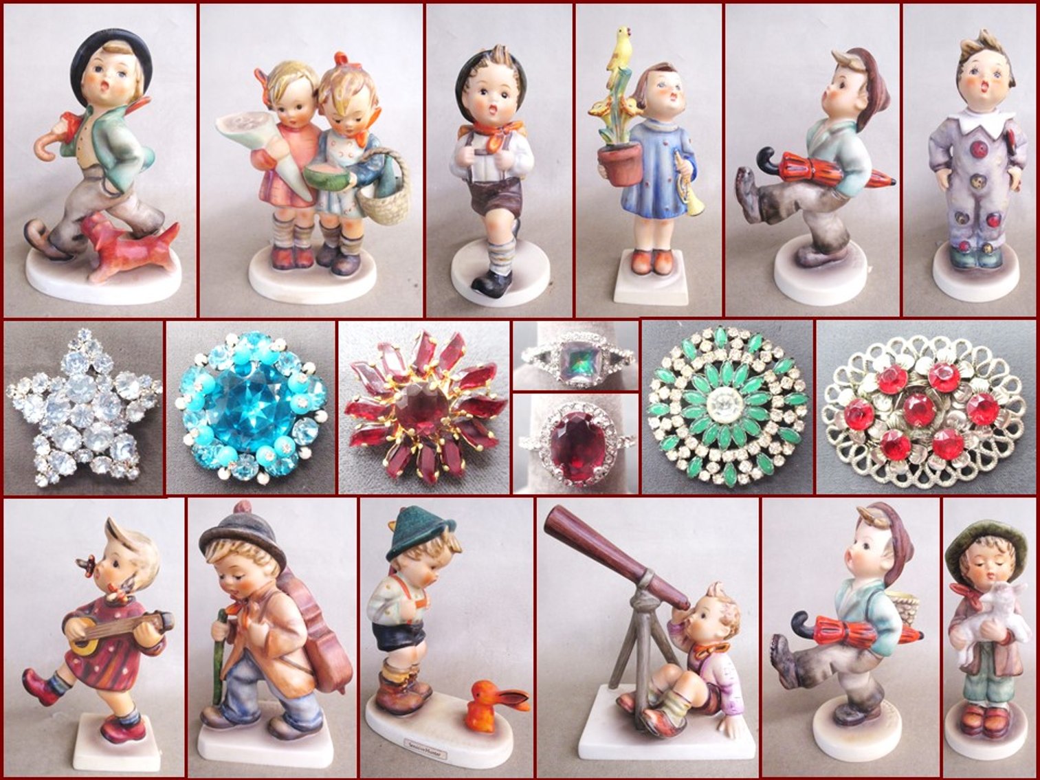 Image for Kiln, Vintage Hummels, Jewelry and Stamps (mint green tag)