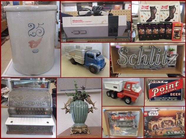 Beer Collectibles, Antiques, Jewelry and Toys (purple tag)