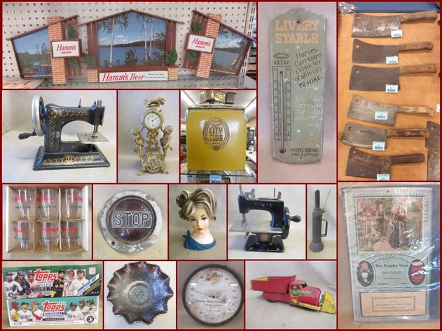 Railroad Collectibles, Primitives, Coins, Antiques & Collectibles (blue tag)