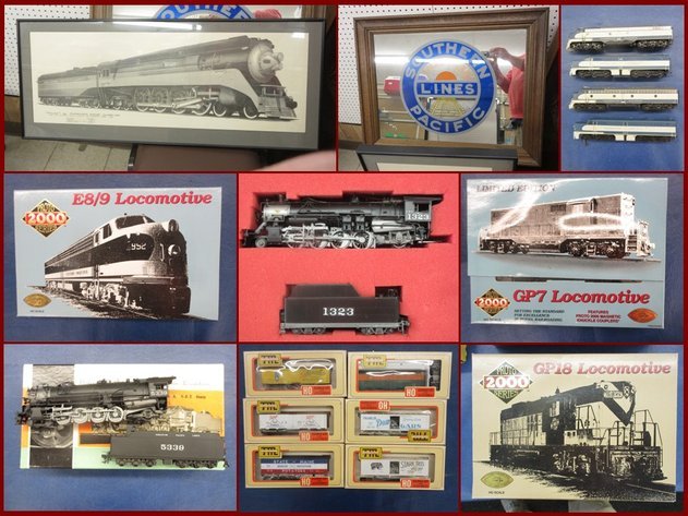 Allen Paxton Estate Train Collection and Sterling Silver (yellow tag)