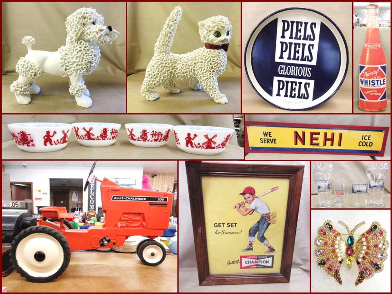 Image for Pedal Tractor, Antiques and Collectibles (pink tag)