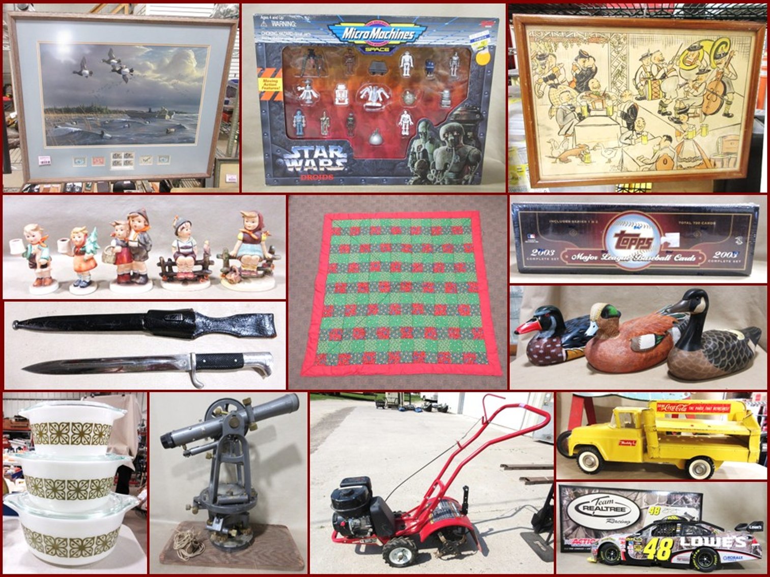 Image for Sporting, Tiller, Antiques and Collectibles (purple tag)