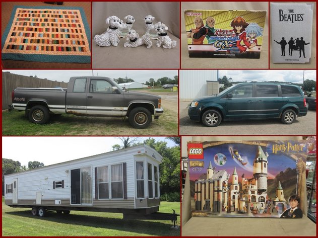 Park Model Home, Sporting, Legos, Pokemon, Longaberger and Collectibles  (red tag)