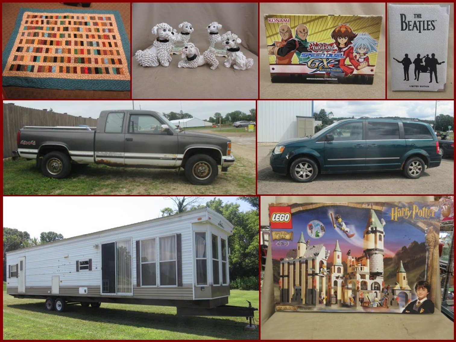 Image for Park Model Home, Sporting, Legos, Pokemon, Longaberger and Collectibles  (red tag)