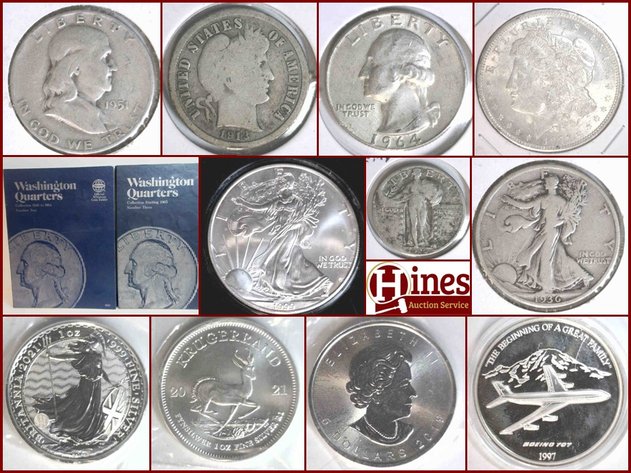 US Coins, Foreign Coins & Silver