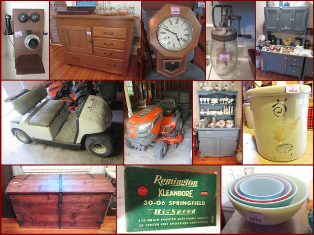 Holt Personal Property - Antiques, Bee Hives, Golf Cart, Lawn & Garden