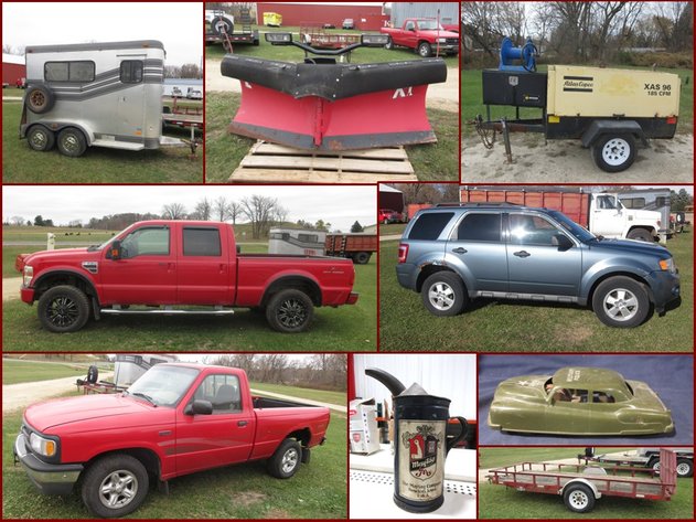 November Vehicles, Machinery, Furniture and Collectibles (hot pink tag)