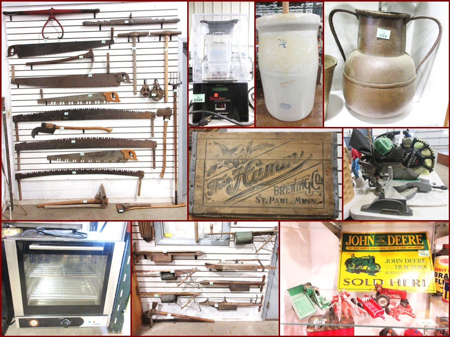 Image for Farmtiques, Restaurant Equipment, Tools & Collectibles (Light Green Tag)