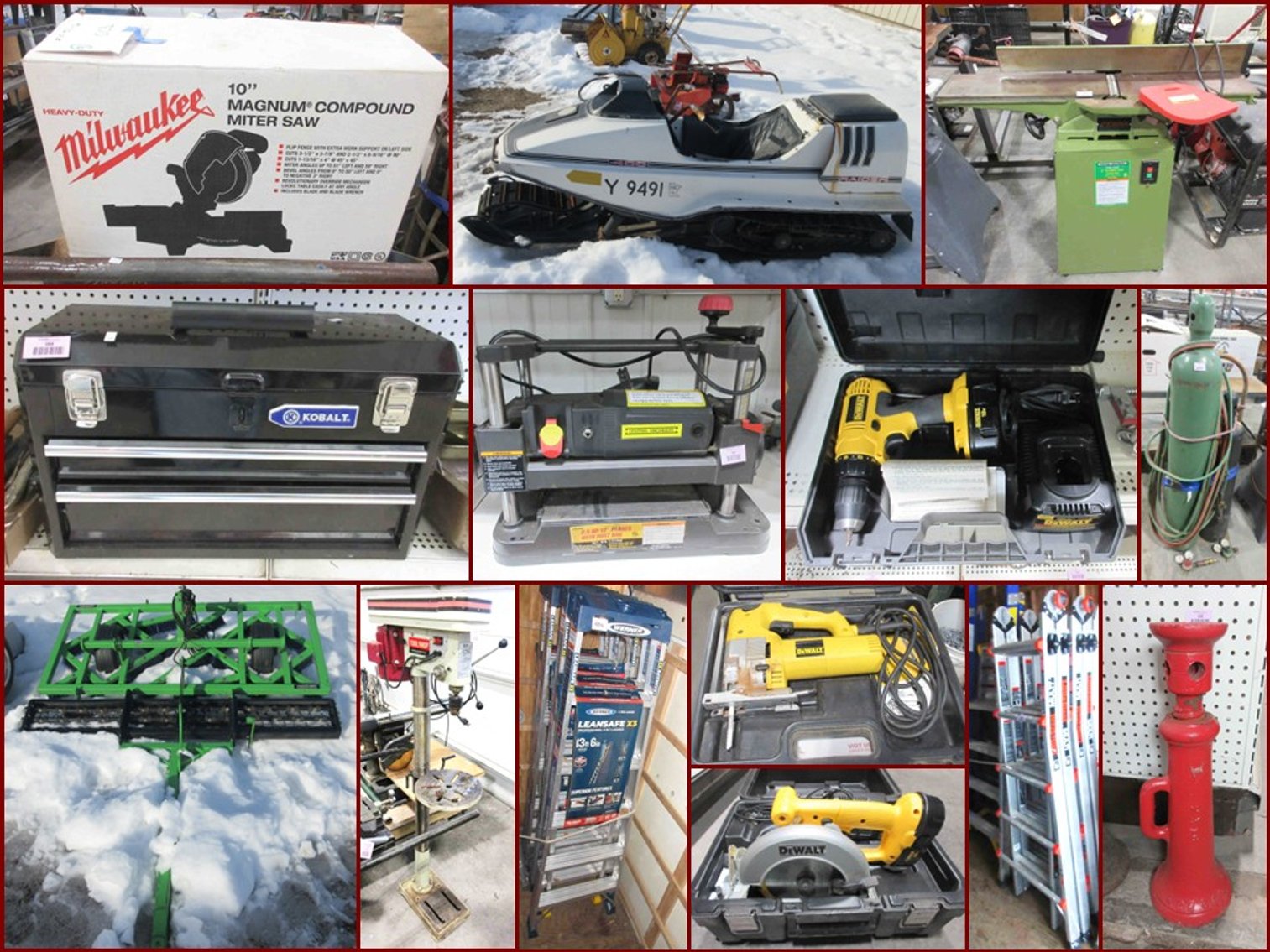 Image for Turf Equipment, Tools, Machinist Tools, Lawn & Garden (purple tag)