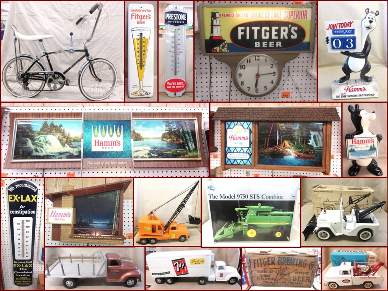 Image for Hamm's, John Deere, Schwinn, Tonkas & Collectibles - 1 Owner Collection!! (orange tag)