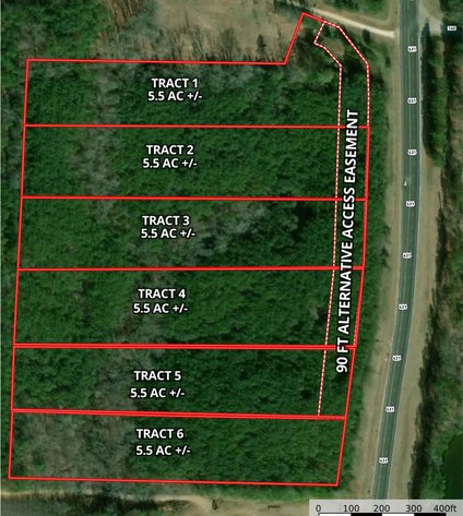 Image for Six 5.5+/-acre Tracts of Land