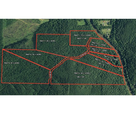 Image for Tallapoosa Riverfront Opportunity 9 Tracts ~ 6 with Water Frontage