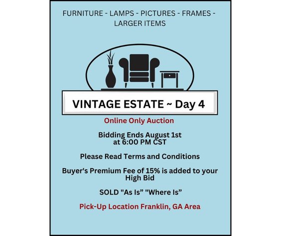 Image for Vintage Estate Auction Day 4