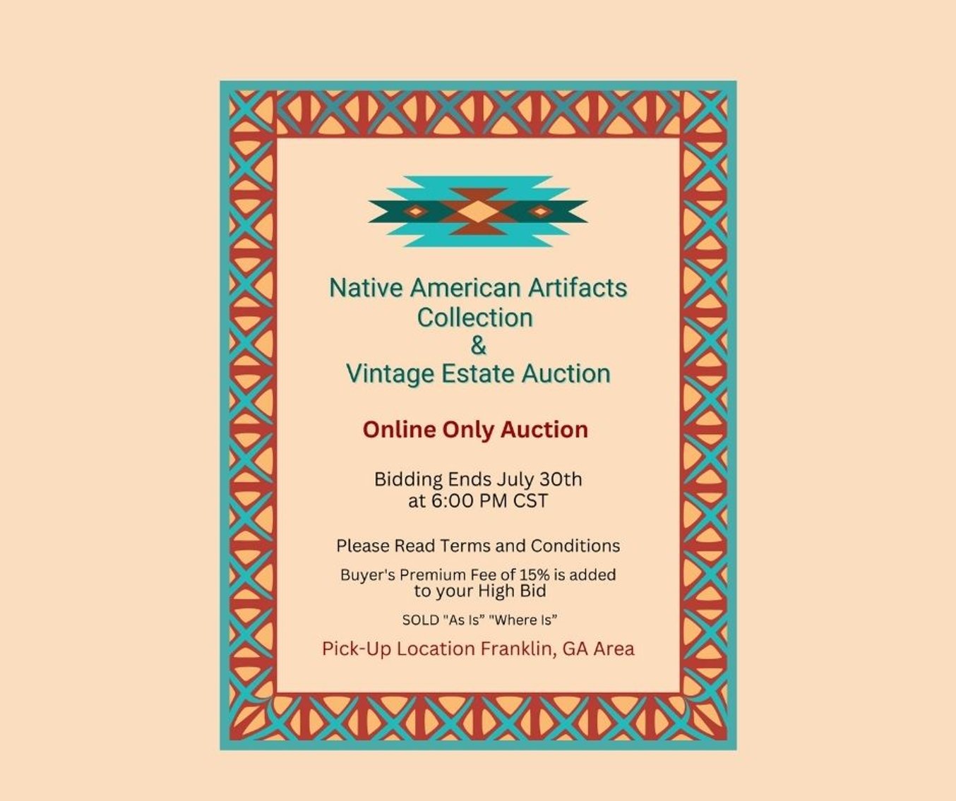 Image for Native American Artifacts Collection and Vintage Estate Auction Day 3