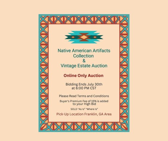 Image for Native American Artifacts Collection and Vintage Estate Auction Day 3