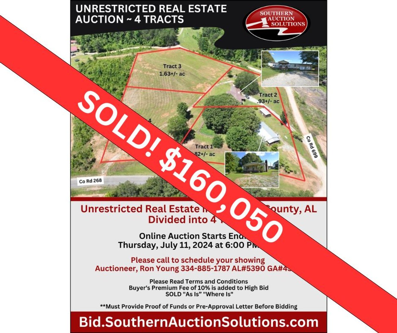 Image for Unrestricted Real Estate Auction Four Tracts